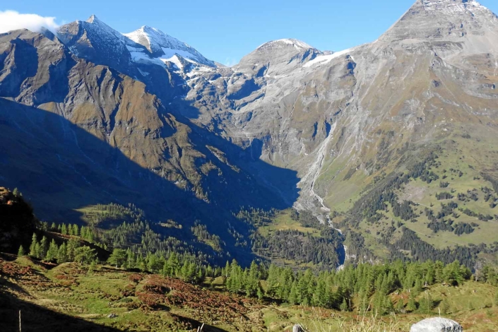 Großglockner Straße mit Blick ins Käfertal